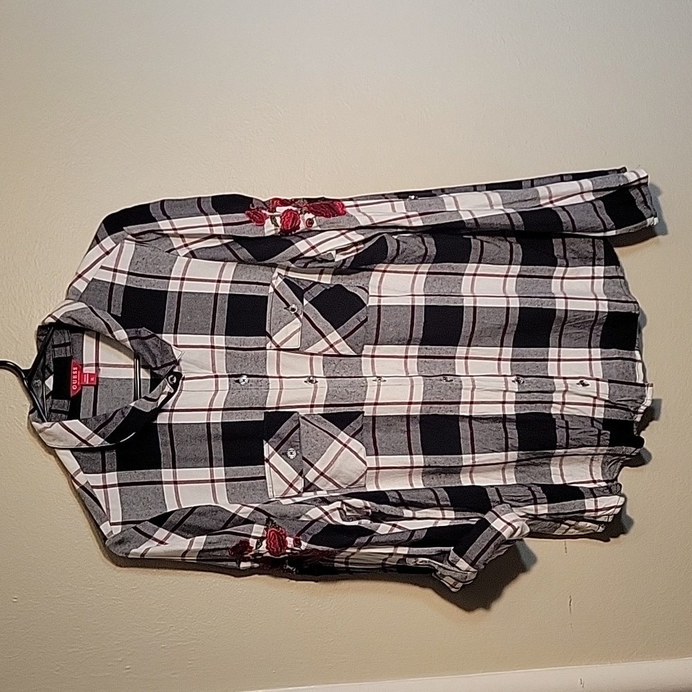Womens guess flannel